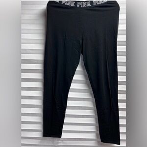 Victoria's Secret PINK Black and Gray Leggings
